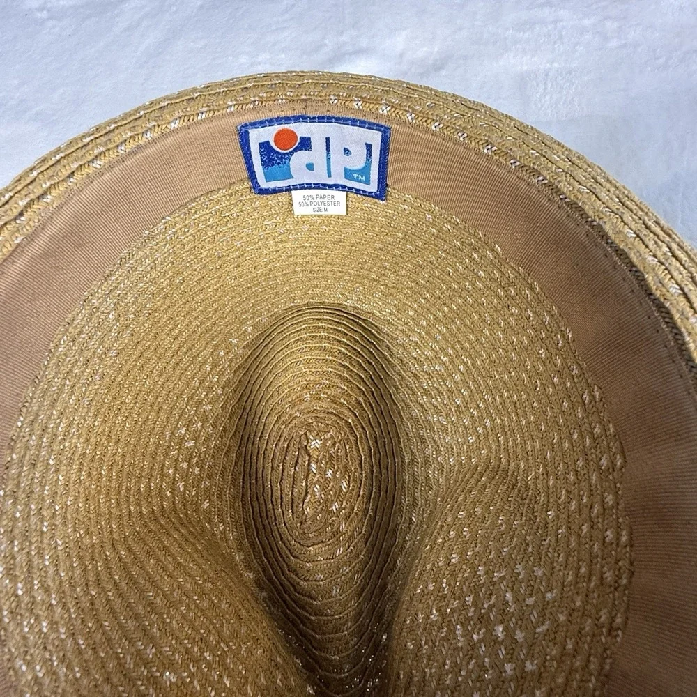 Lot of 2 Straw Hats San Francisco Cowboy Western & CAP Fedora Size M